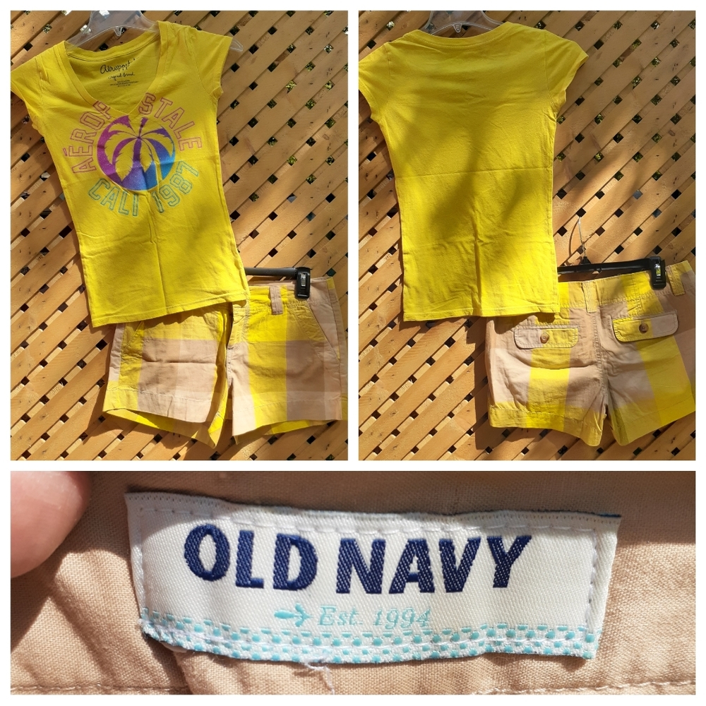 🔥2/$15🔥💛 2 piece yellow old navy bundle💛